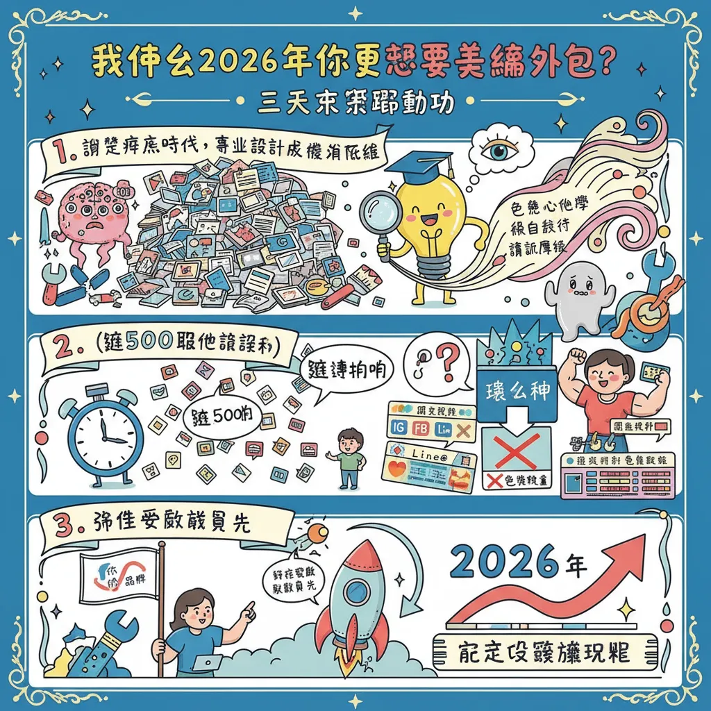 為什麼2026年你更需要美編外包？三大市場驅動力